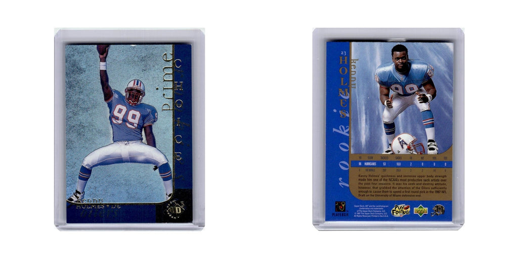 Kenny Holmes 1997 Upper Deck UD3 #23 Tennessee Oilers Football Card NM