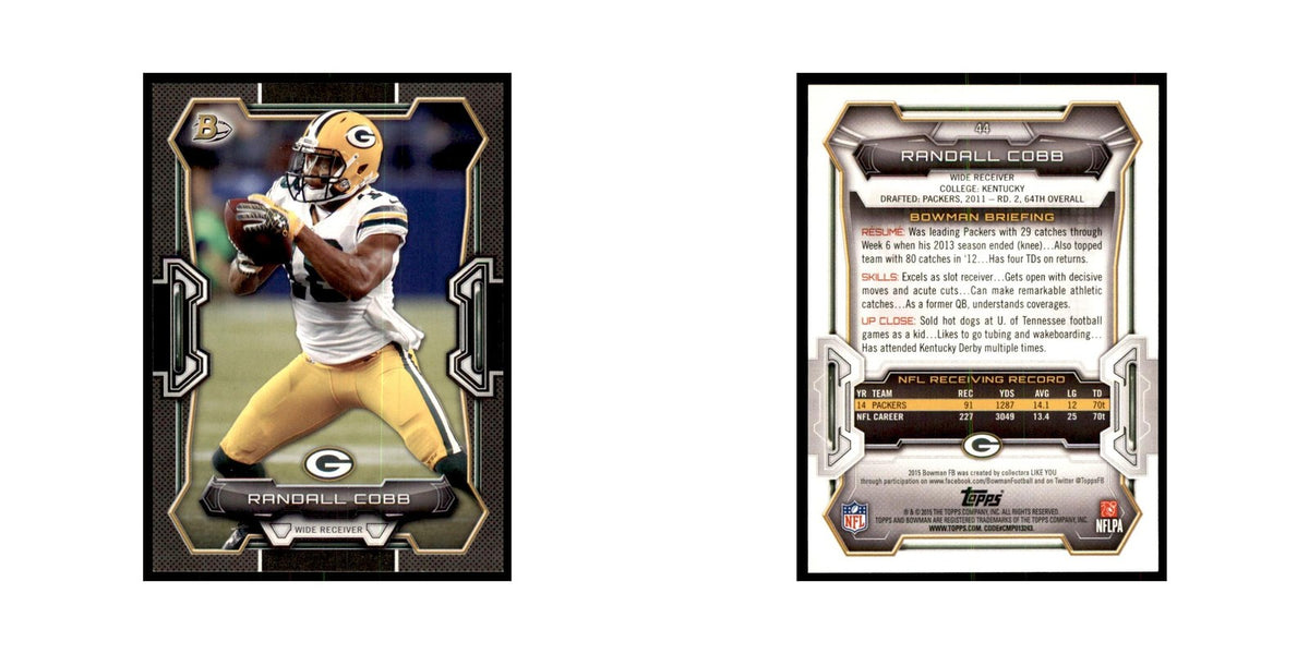 2015 Bowman Randall Cobb Football Cards #44