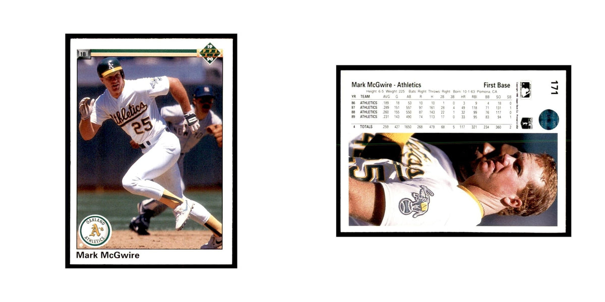 1990 Upper Deck Mark Mcgwire Baseball Cards #171