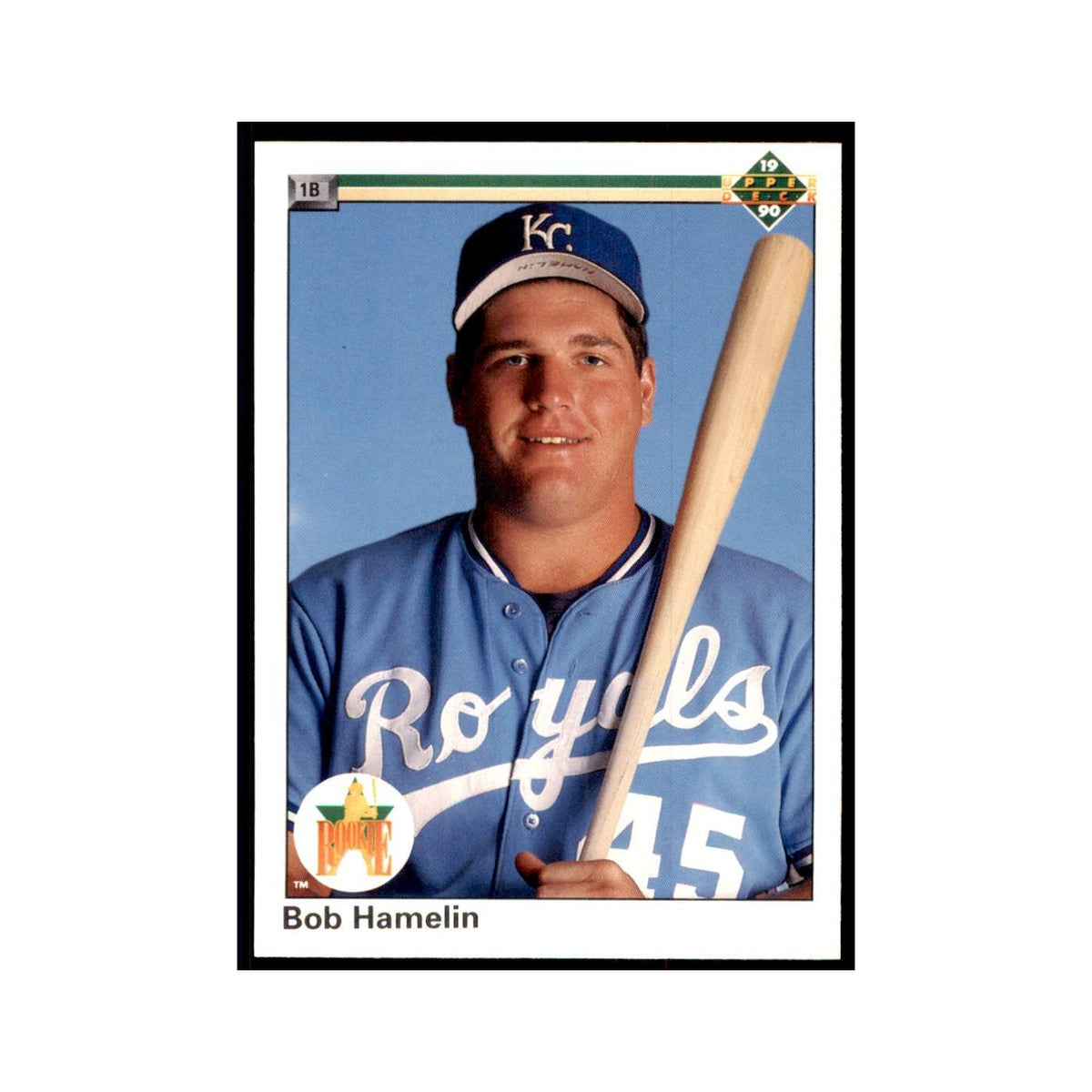 1990 Upper Deck Bob Hamelin Baseball Cards #45