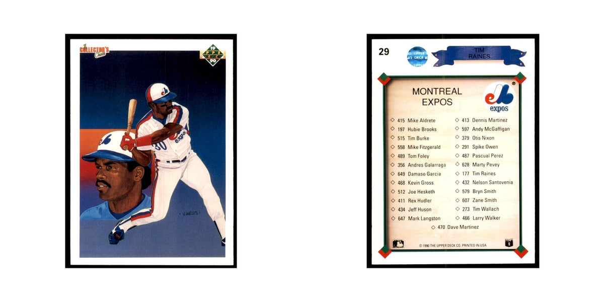 1990 Upper Deck Tim Raines Baseball Cards #29