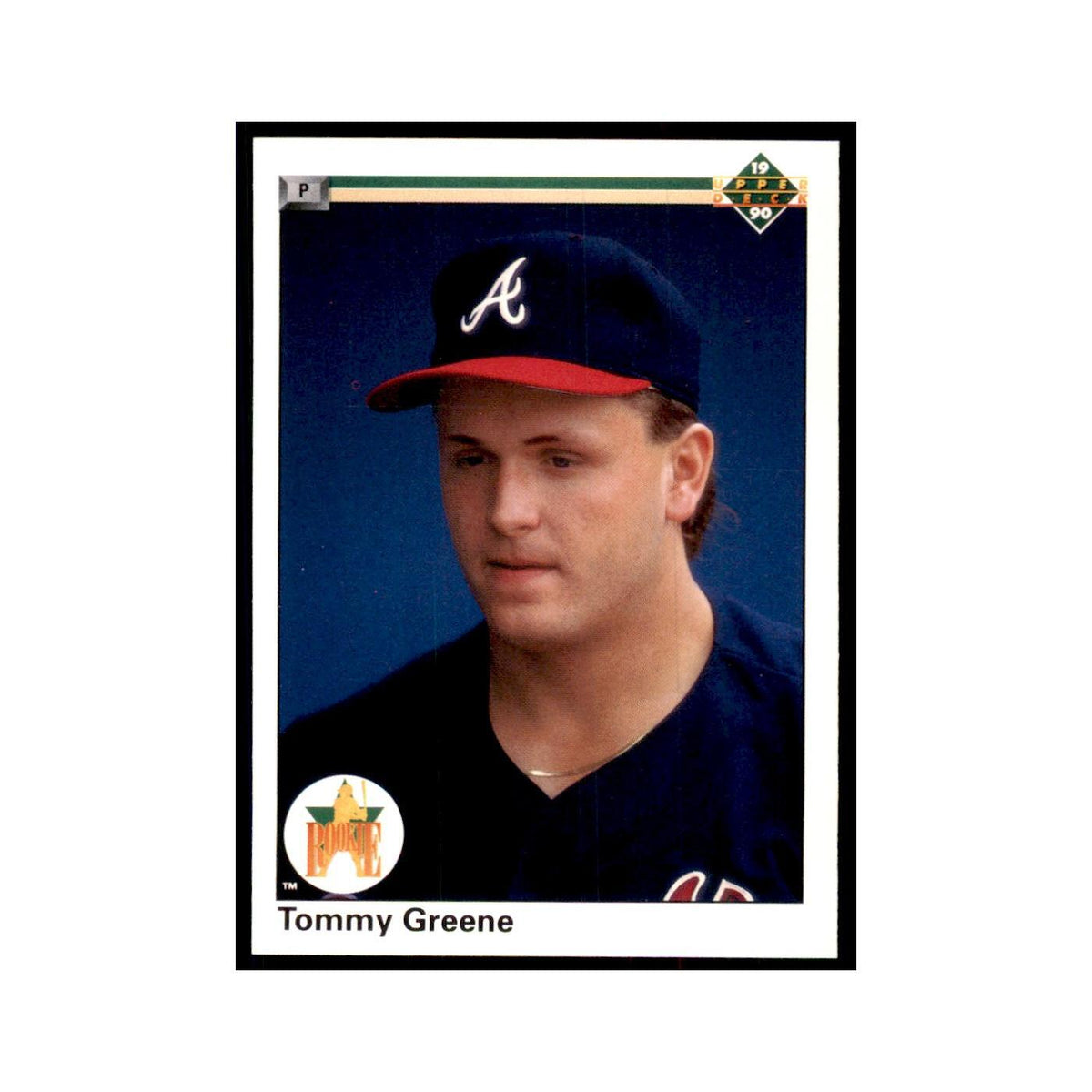 1990 Upper Deck Tommy Greene Baseball Cards #49