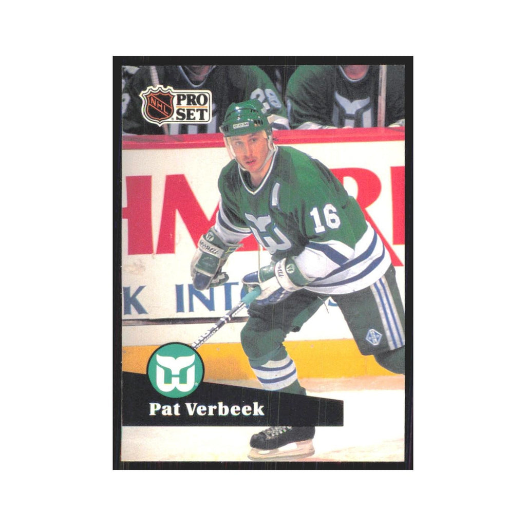 1991 Pro Set Pat Verbeek Hartford Whalers #86