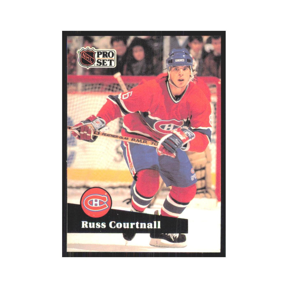 1991 Pro Set Russ Courtnall Montreal Canadiens #126