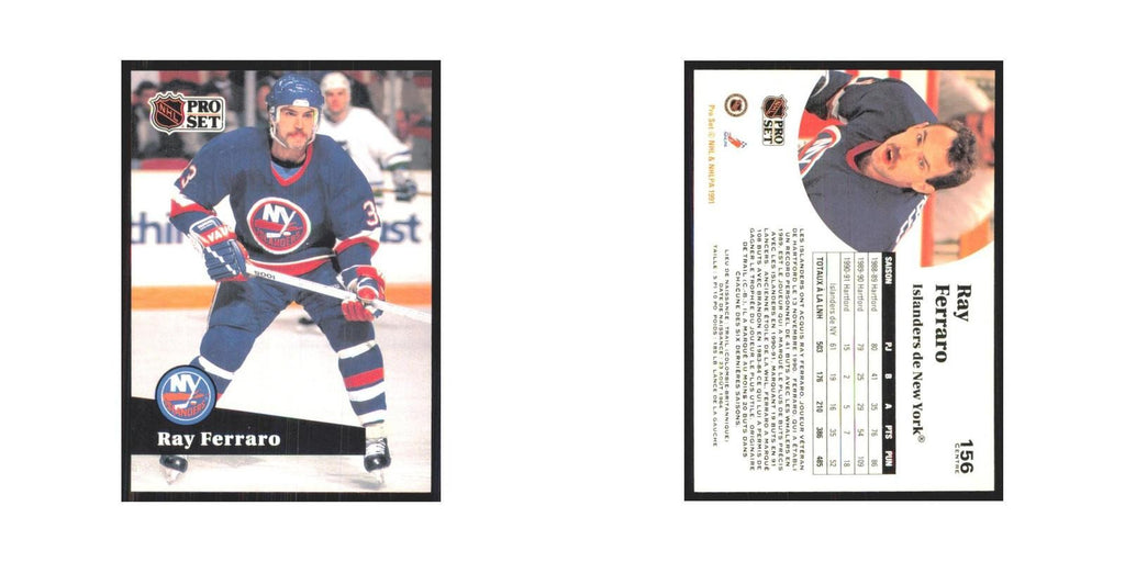1991 Pro Set Ray Ferraro New York Islanders #156
