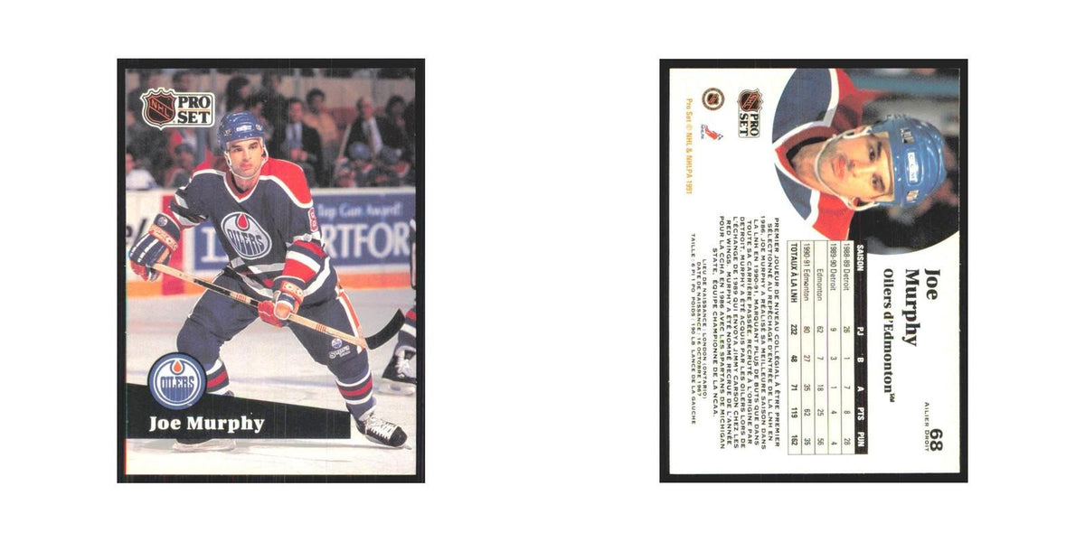 1991 Pro Set Joe Murphy Edmonton Oilers #68