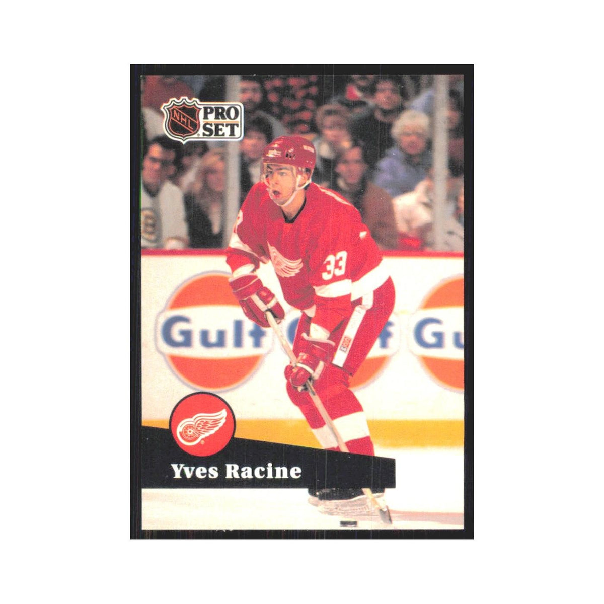 1991 Pro Set Yves Racine Detroit Red Wings #54