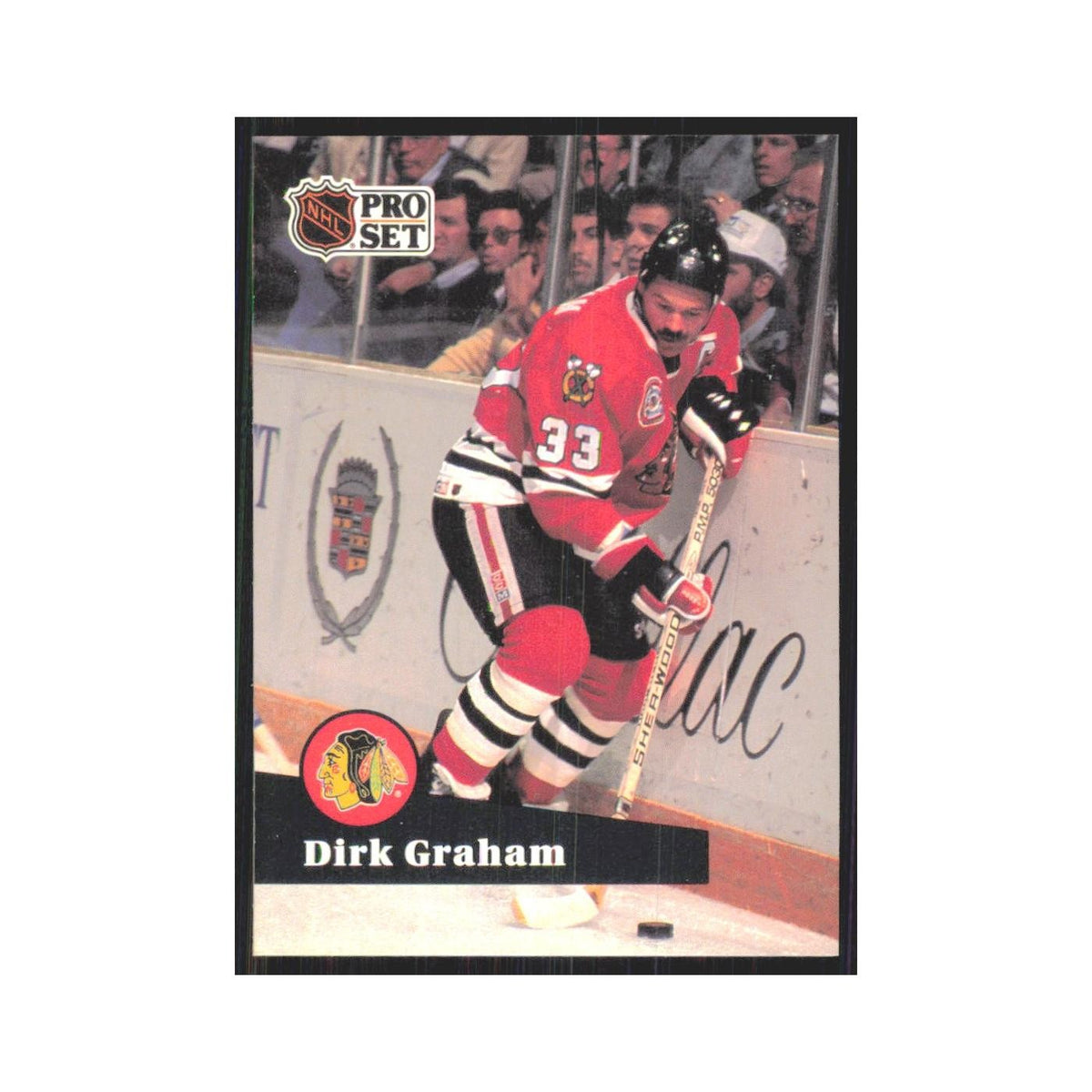 1991 Pro Set Dirk Graham Chicago Blackhawks #51