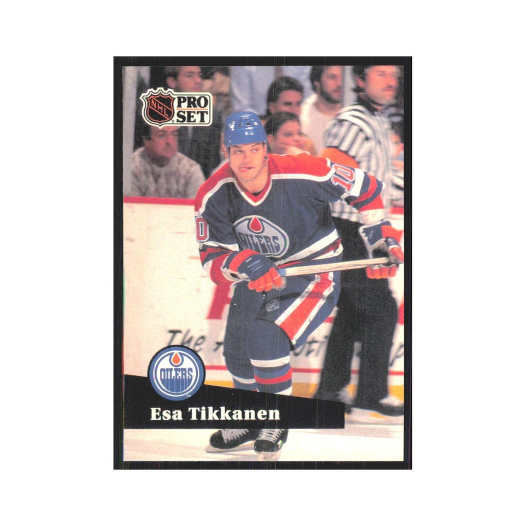 1991 Pro Set Esa Tikkanen Edmonton Oilers #71