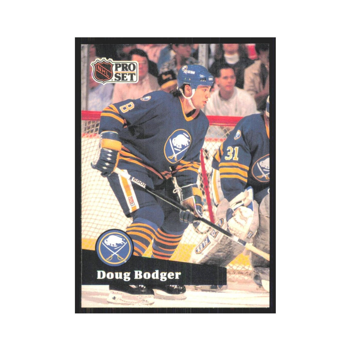 1991 Pro Set Doug Bodger Buffalo Sabres #19