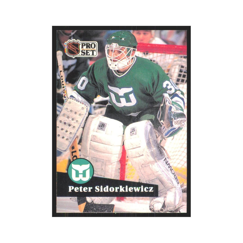 1991 Pro Set Peter Sidorkiewicz Hartford Whalers #90
