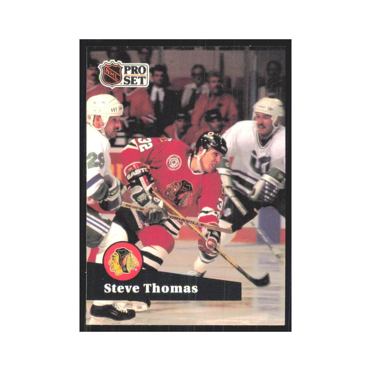 1991 Pro Set Steve Thomas Chicago Blackhawks #45