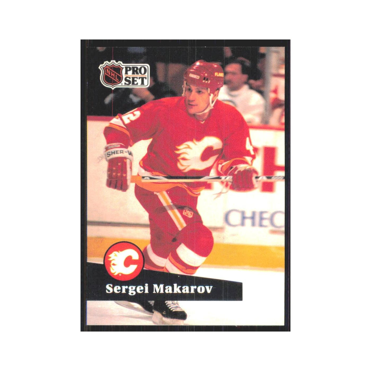 1991 Pro Set Sergei Makarov Calgary Flames #39