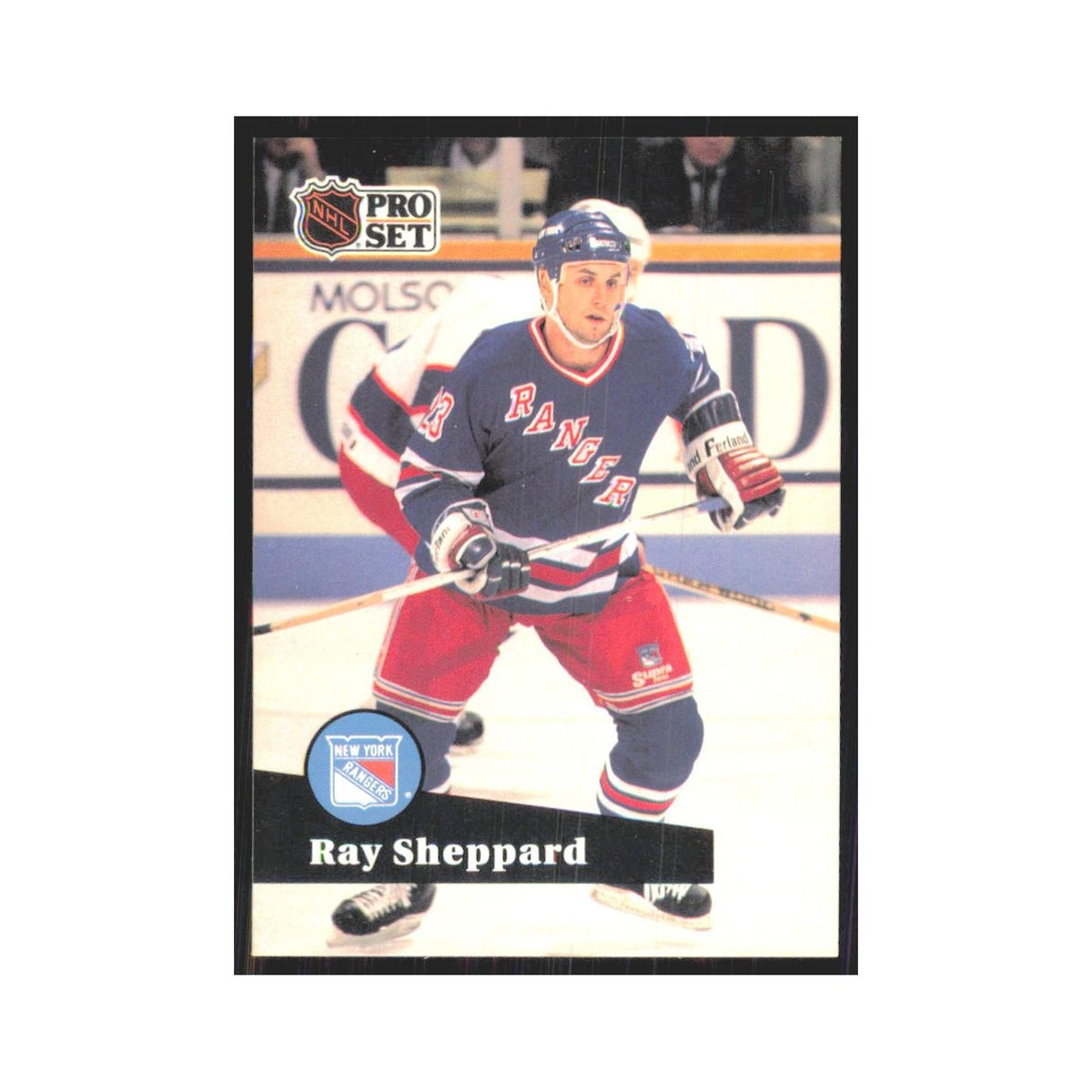 1991 Pro Set Ray Sheppard New York Rangers #162