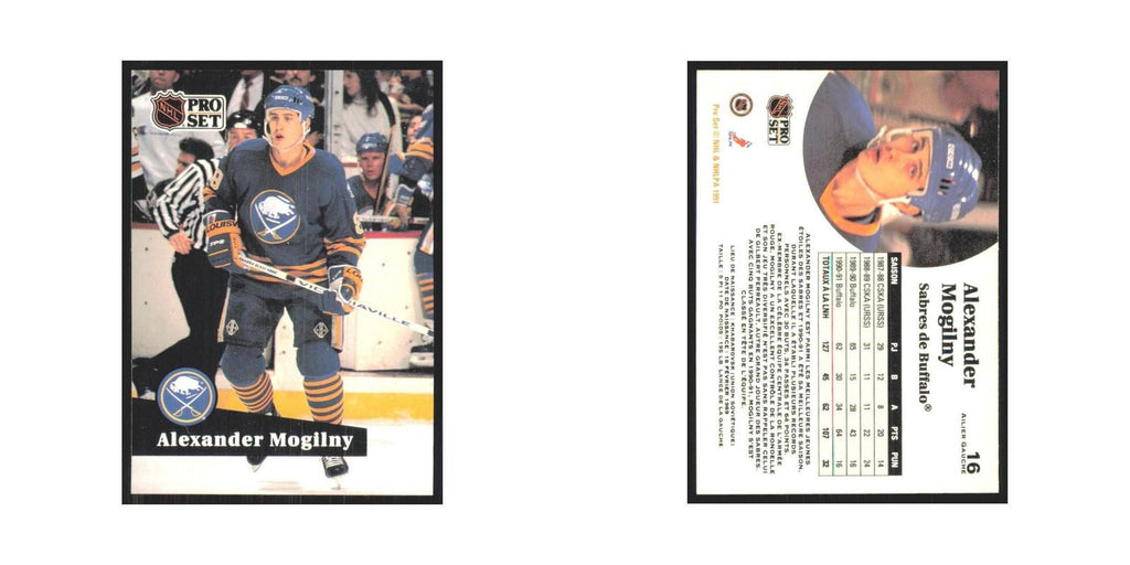 1991 Pro Set Alexander Mogilny Buffalo Sabres #16