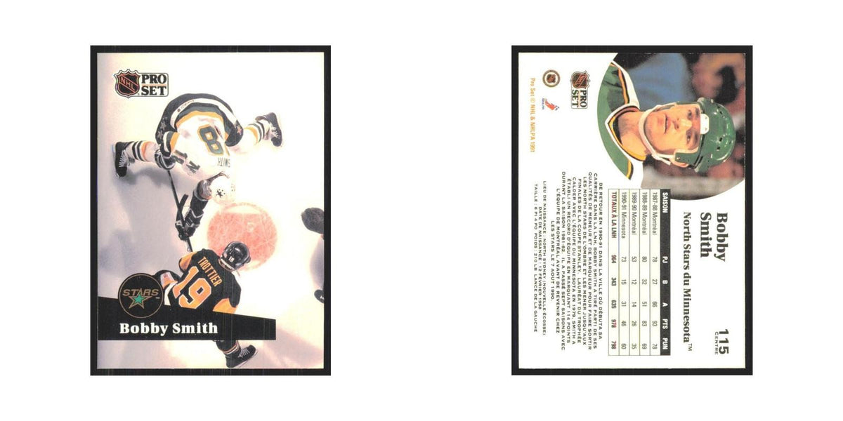1991 Pro Set Bobby Smith Minnesota North Stars #115