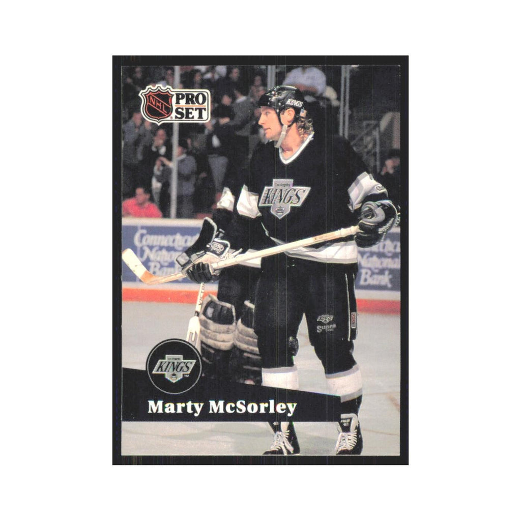 1991 Pro Set Marty McSorley Los Angeles Kings #100