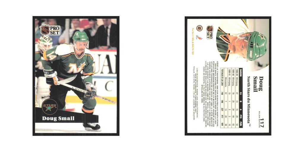 1991 Pro Set Doug Smail Minnesota North Stars #117
