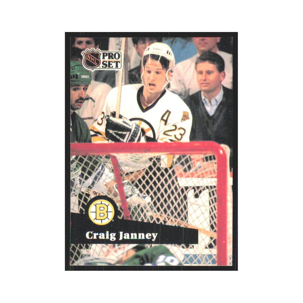 1991 Pro Set Craig Janney Boston Bruins #2