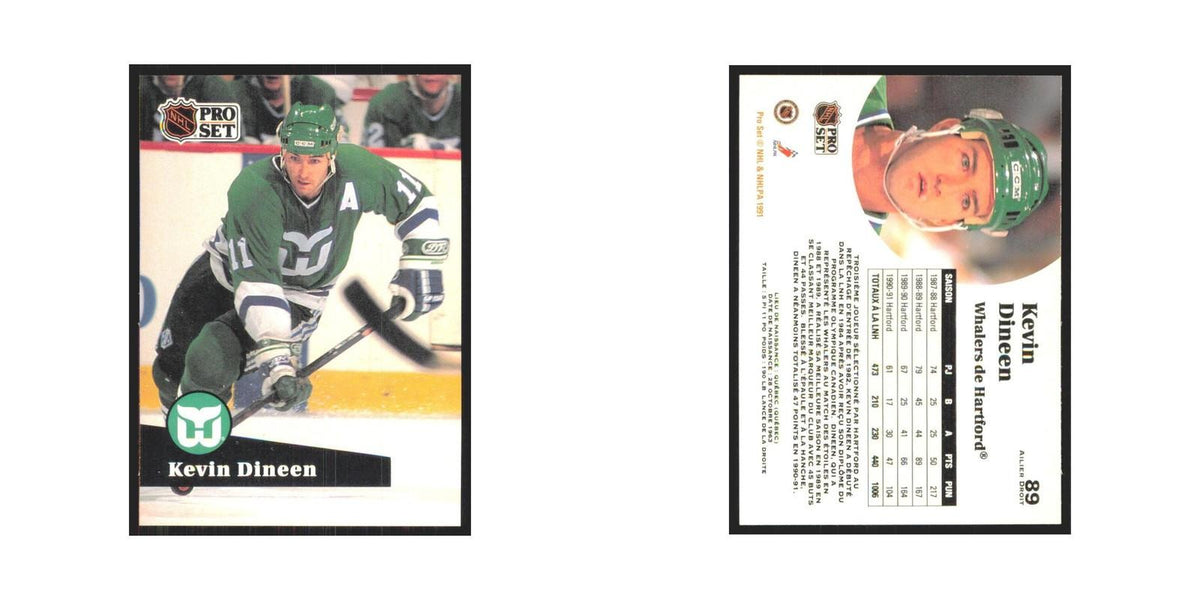 1991 Pro Set Kevin Dineen Hartford Whalers #89