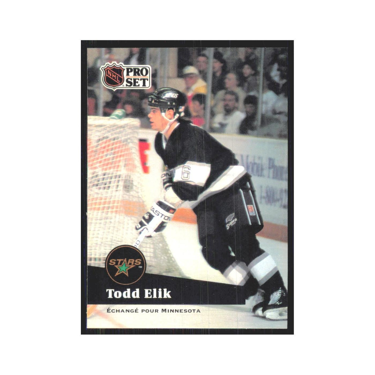 1991 Pro Set Todd Elik Minnesota North Stars #94