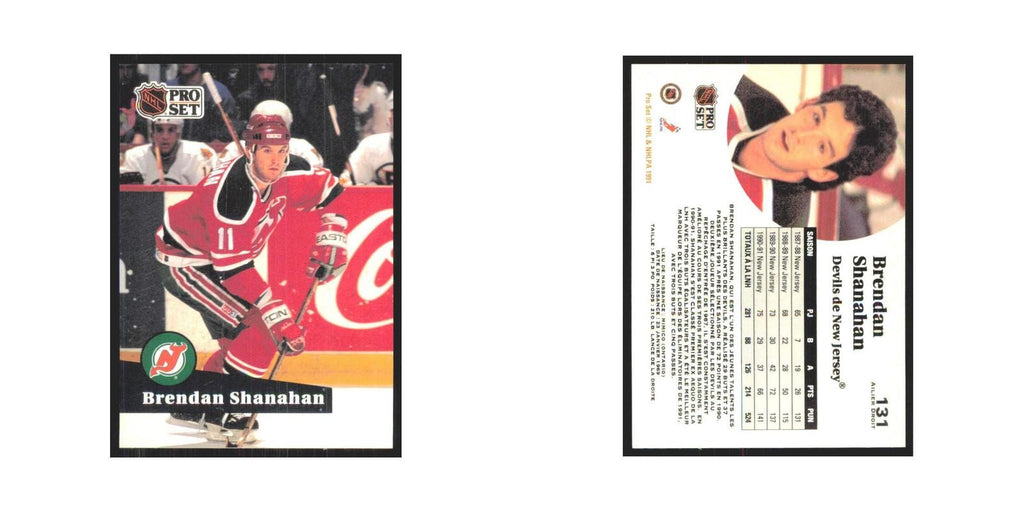 1991 Pro Set Brendan Shanahan New Jersey Devils #131