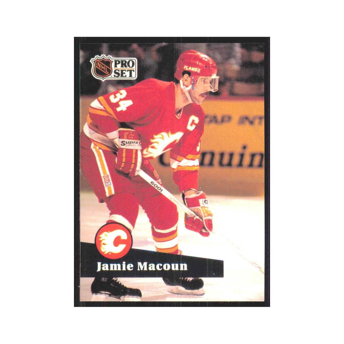 1991 Pro Set Jamie Macoun Calgary Flames #38