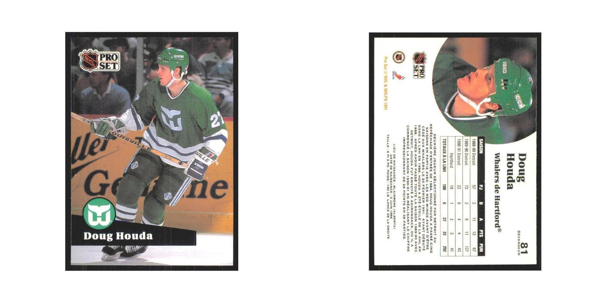 1991 Pro Set Doug Houda Hartford Whalers #81