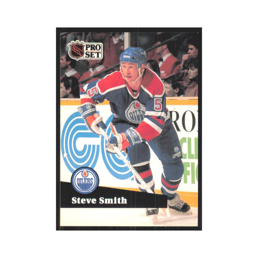 1991 Pro Set Steve Smith Edmonton Oilers #73