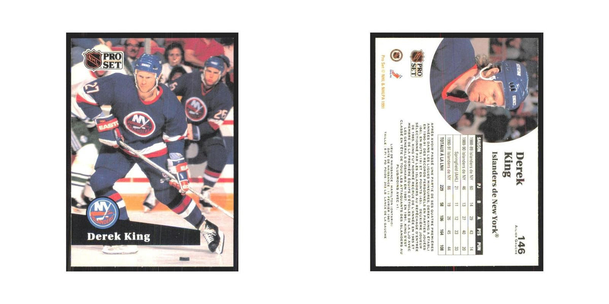 1991 Pro Set Derek King New York Islanders #146