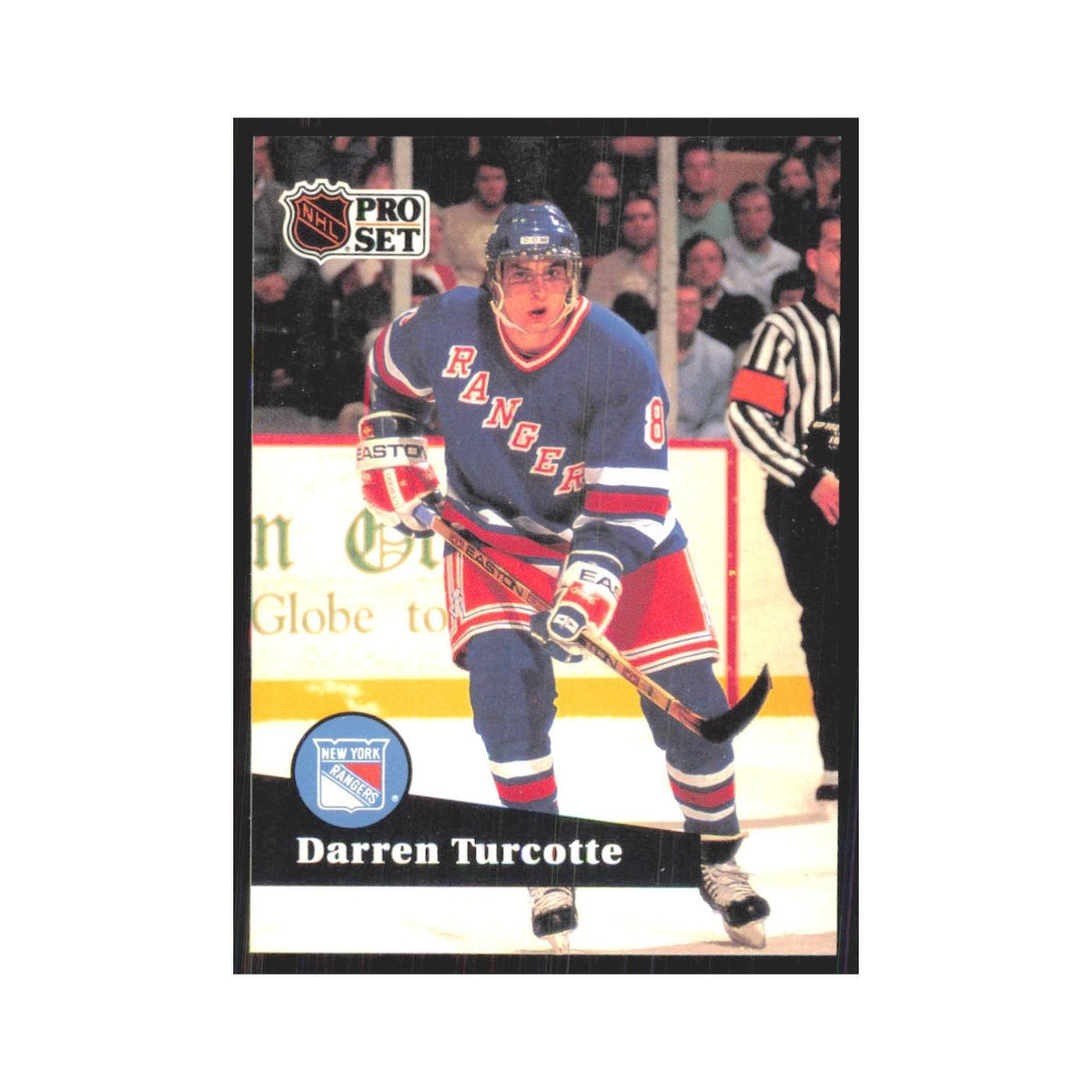 1991 Pro Set Darren Turcotte New York Rangers #160