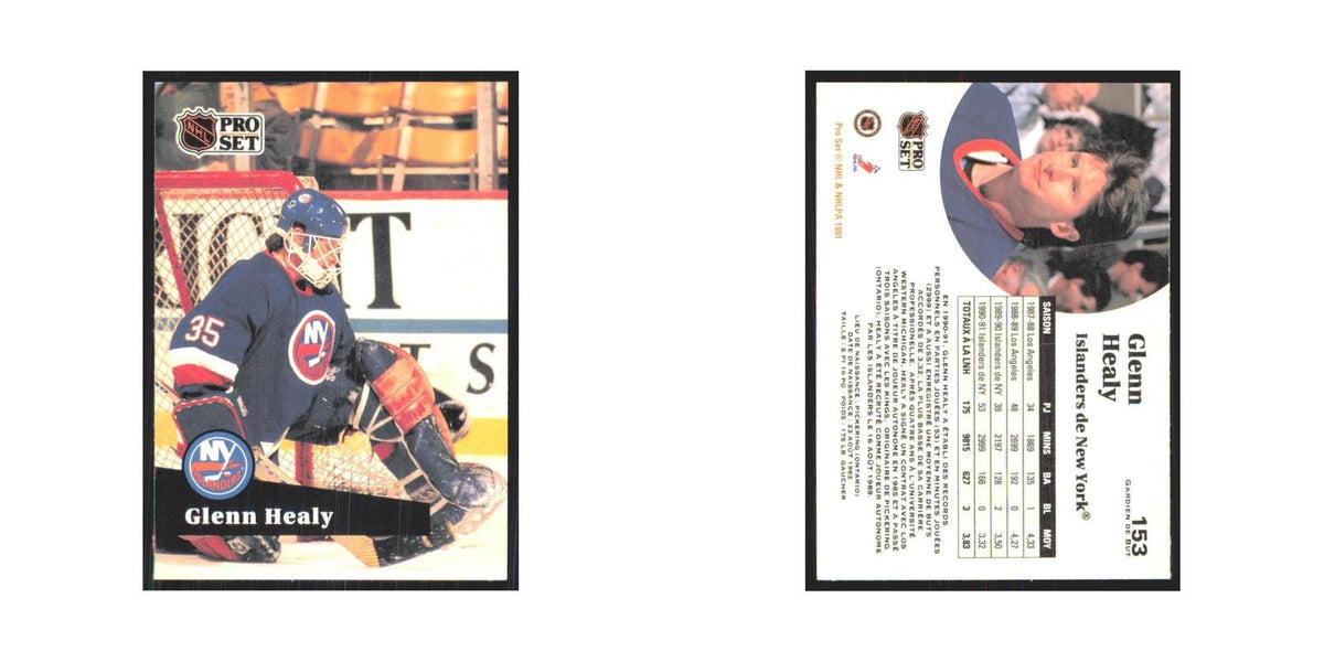 1991 Pro Set Glenn Healy New York Islanders #153