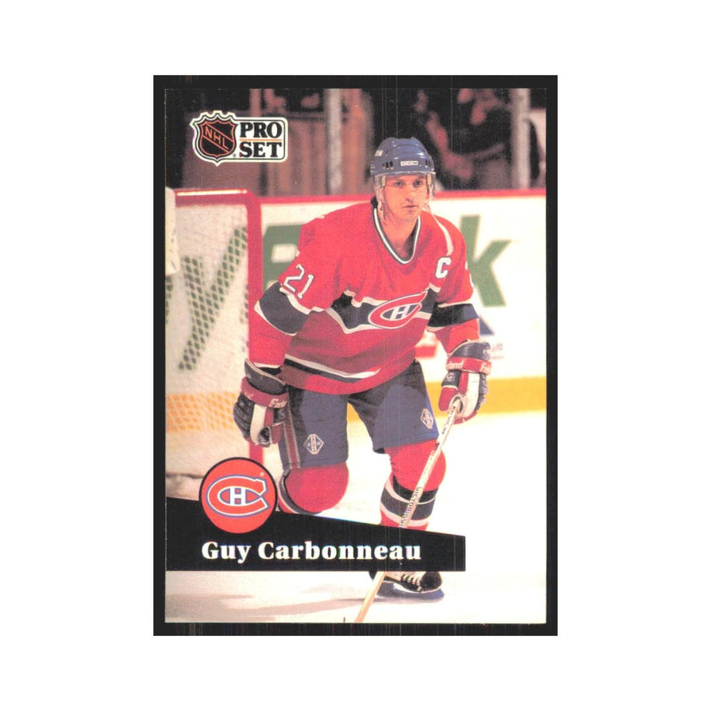 1991 Pro Set Guy Carbonneau Montreal Canadiens #130