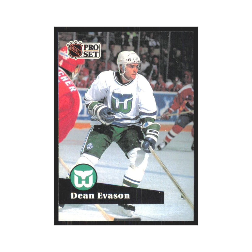 1991 Pro Set Dean Evason Hartford Whalers #84