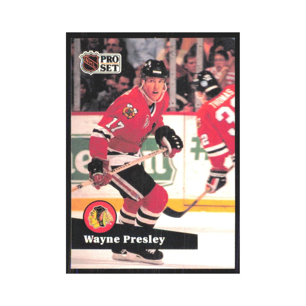 1991 Pro Set Wayne Presley Chicago Blackhawks #44