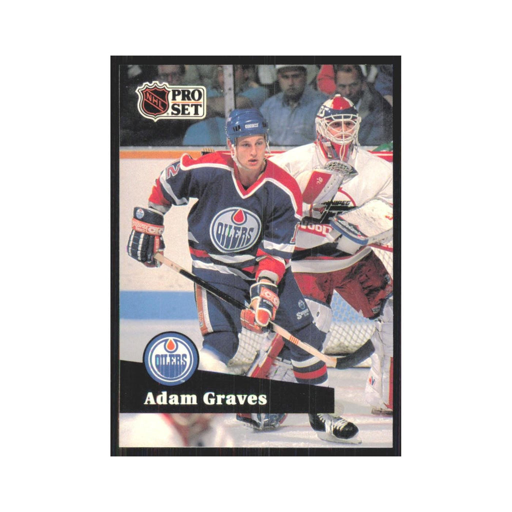 1991 Pro Set Adam Graves Edmonton Oilers #67