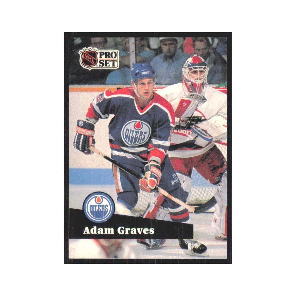 1991 Pro Set Adam Graves Edmonton Oilers #67