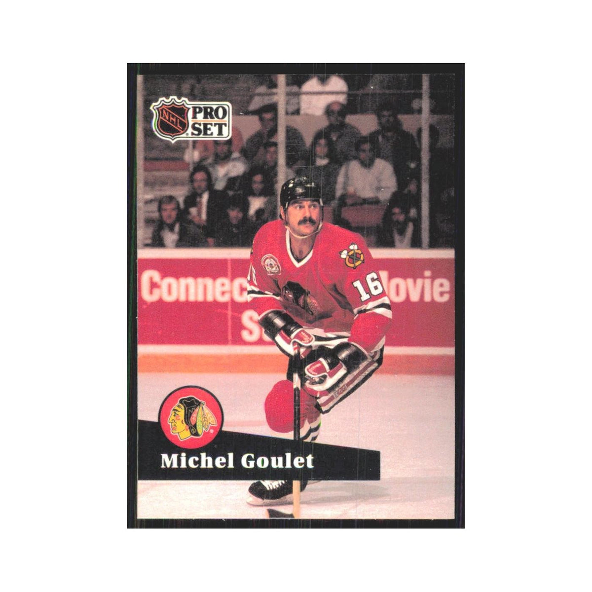 1991 Pro Set Michel Goulet Chicago Blackhawks #50