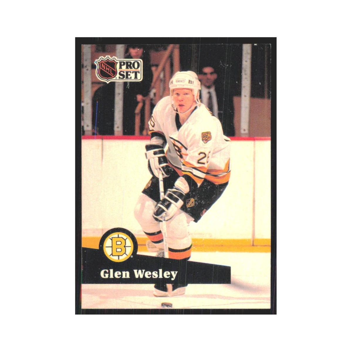 1991 Pro Set Glen Wesley Boston Bruins #1