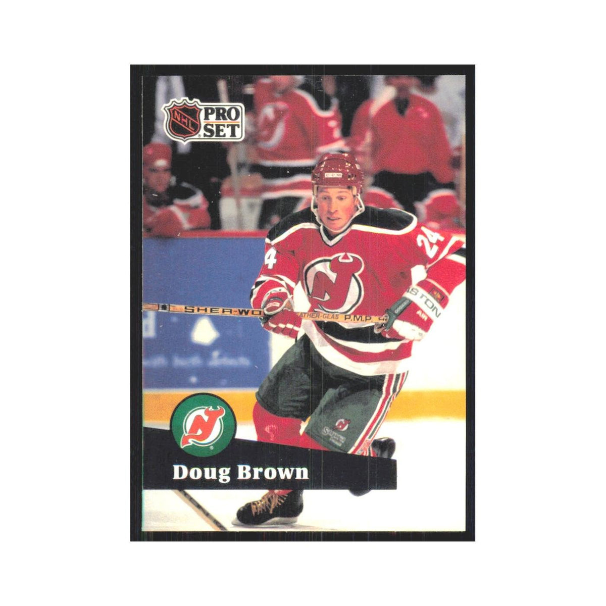 1991 Pro Set Doug Brown New Jersey Devils #138
