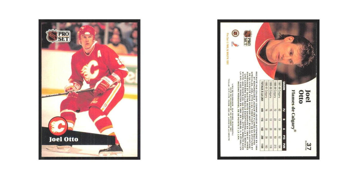 1991 Pro Set Joel Otto Calgary Flames #37