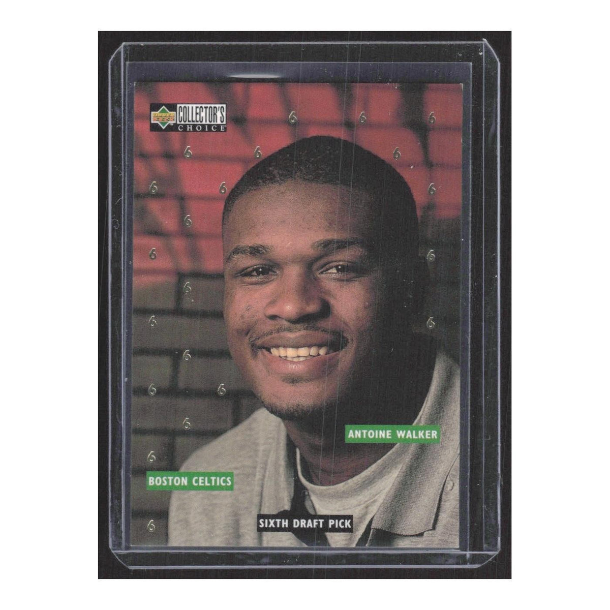 1996 Collector's Choice Draft Trade Antoine Walker Celtics #DR6
