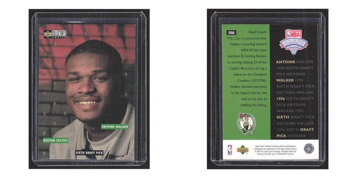 1996 Collector's Choice Draft Trade Antoine Walker Celtics #DR6