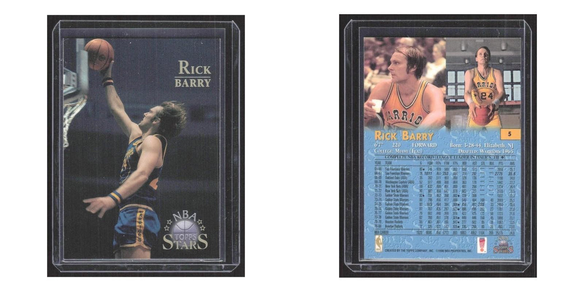 1998 Topps Golden Greats Rick Barry Golden State Warriors #5