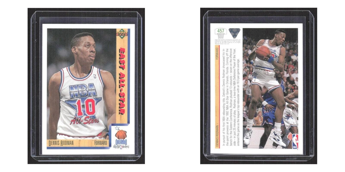 1992 Upper Deck Dennis Rodman Pistons #457