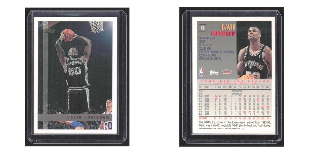 1997 Topps David Robinson Spurs #46