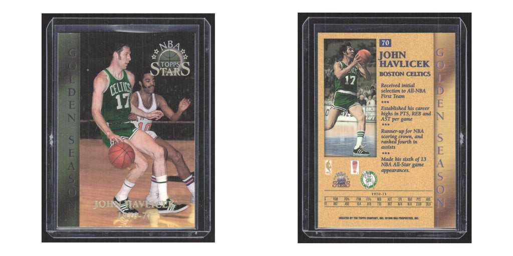 1998 Topps Golden Greats John Havlicek Celtics #17