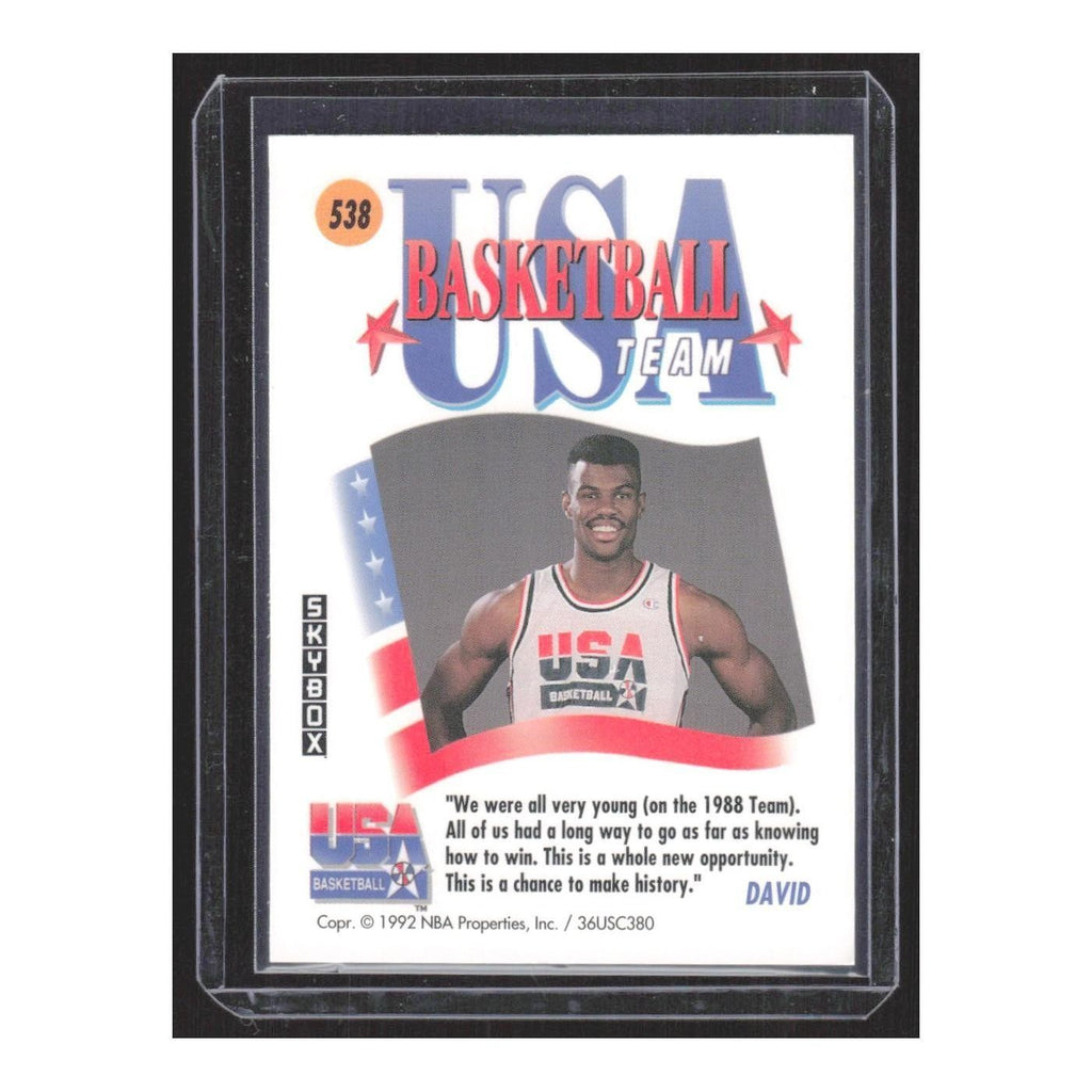 1991 SkyBox David Robinson USA #538