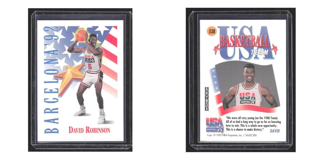 1991 SkyBox David Robinson USA #538