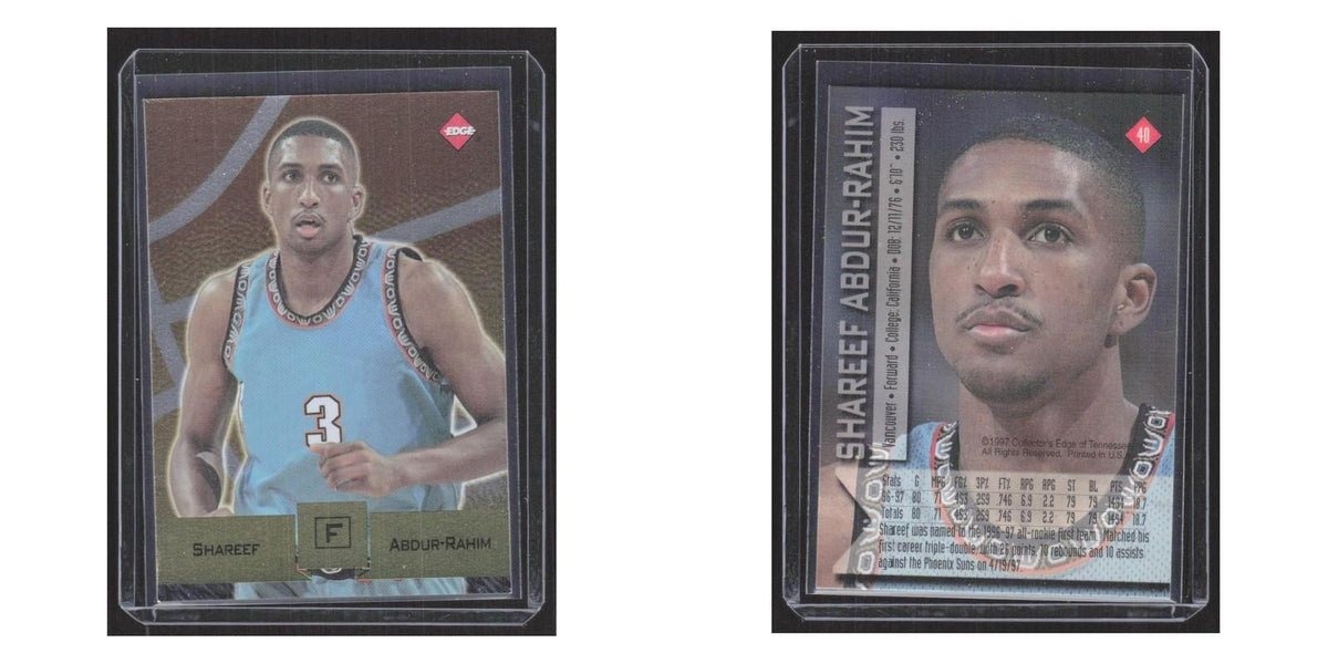 1997 Collector's Edge Shareef Abdur-Rahim Vancouver Grizzlies #40